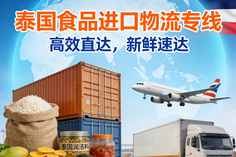 泰国食品进口物流专线